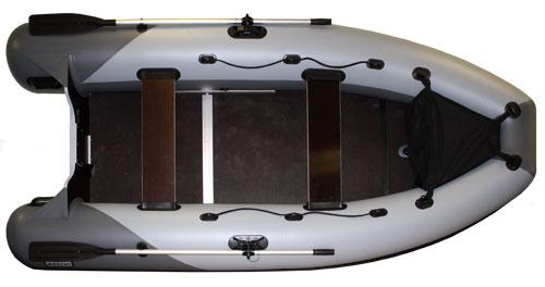 Лодка надувная Фрегат М-330 Pro серый