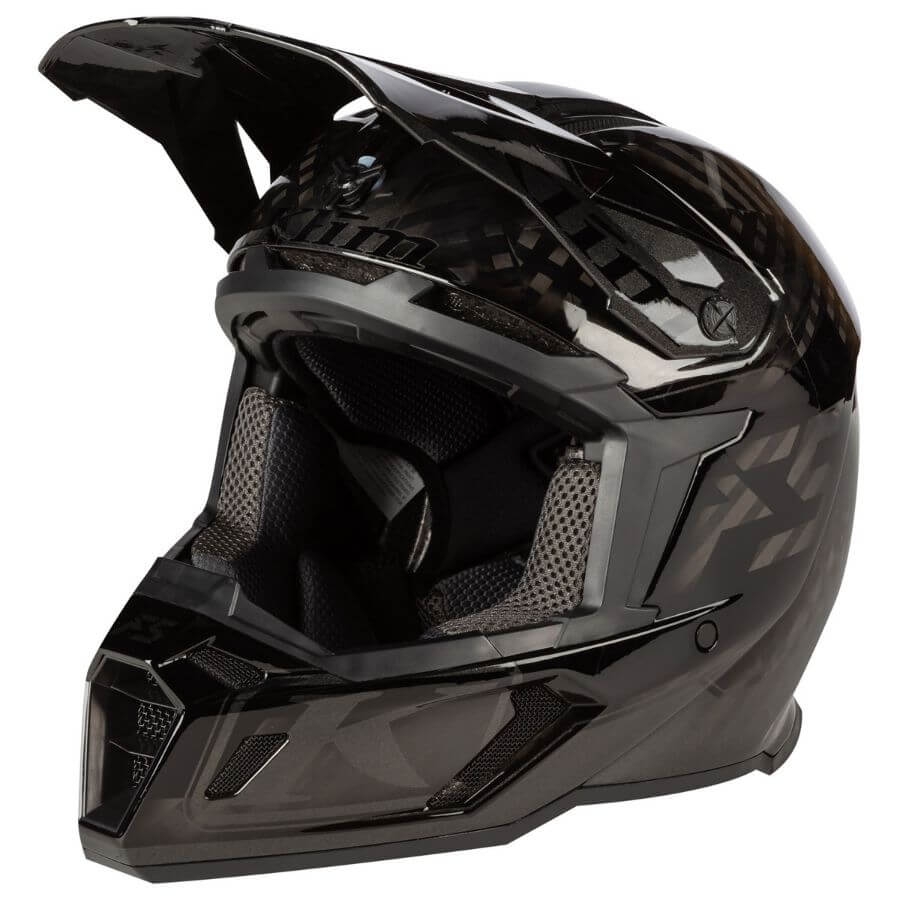 Шлем Klim F3 Carbon Pro Helmet ECE LG Ascent Asphalt - Strike Orange