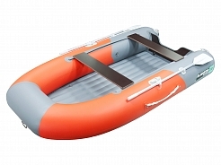 Надувная лодка GLADIATOR E330R (оранжево-темносерый)