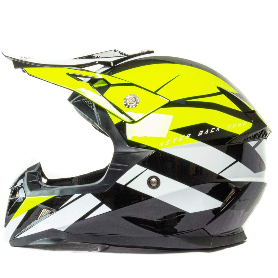 Шлем мото кроссовый HIZER 915 (S)