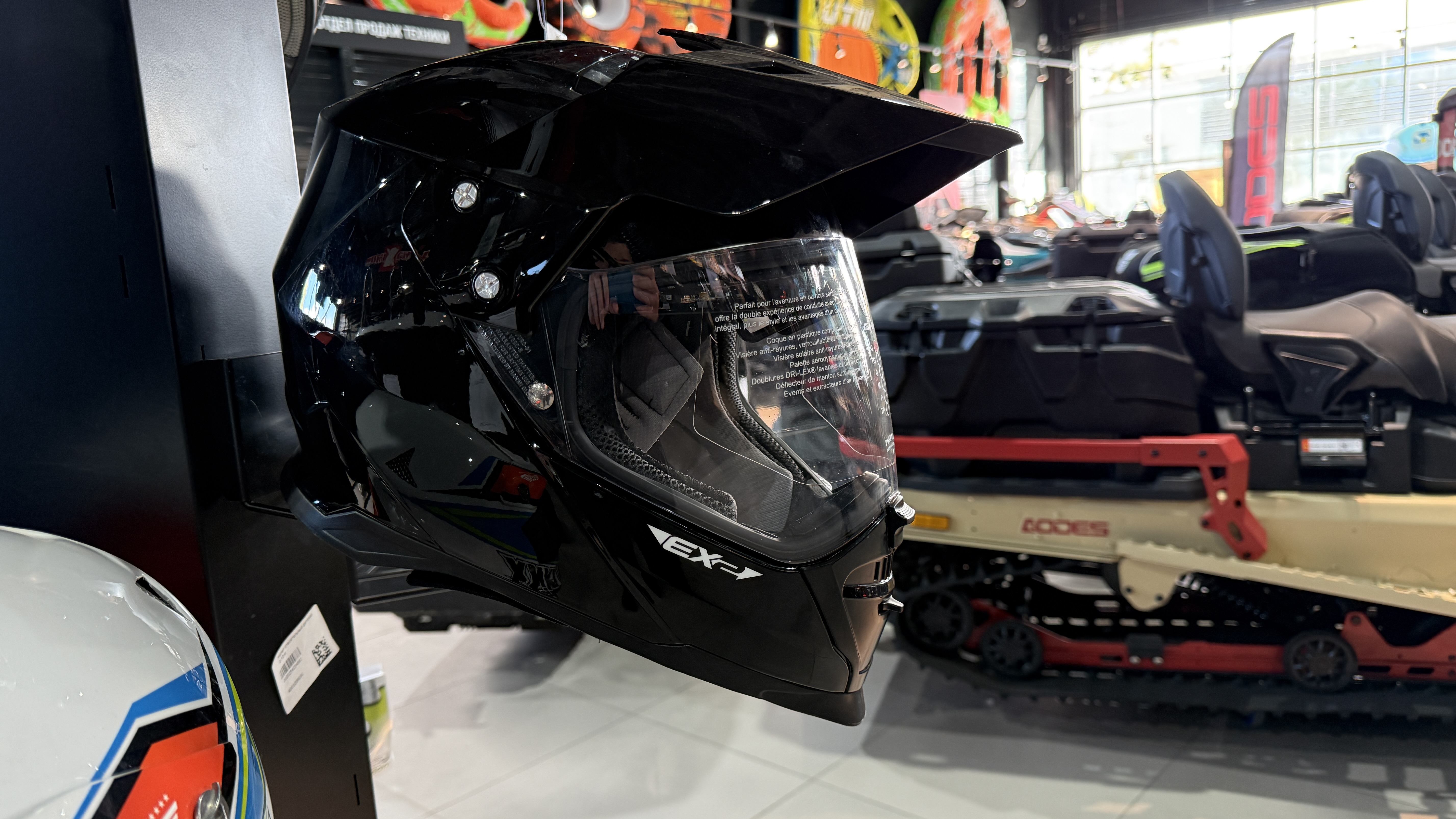 Шлем EX-2 Enduro CAN-AM S черный