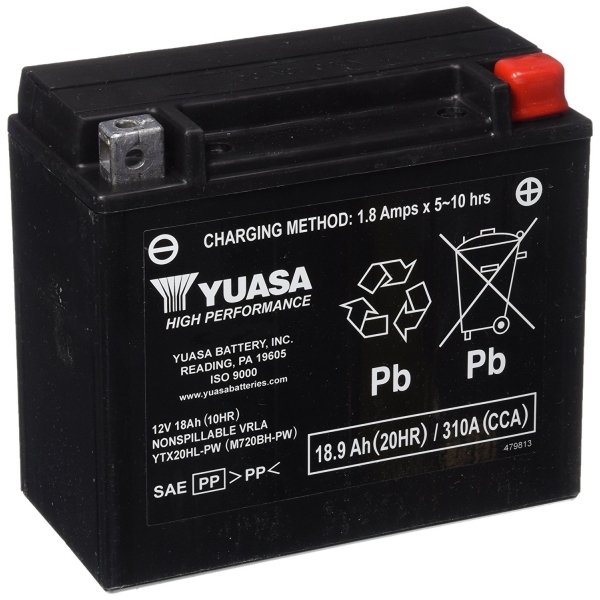 Аккумулятор YUASA 900ACE YTX20HL-BS