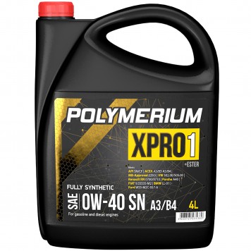 Масло XPS POLYMERIUM 4-х тактное 0W-40 Syntetic (1л)