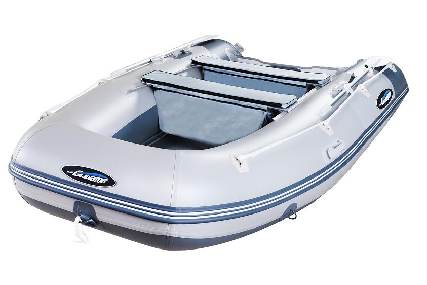 Надувная лодка GLADIATOR HD390 (бело-синий)