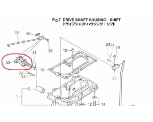Рычаг переключения передач MFS4C/5C/6C (11-) 3GR-66130-0