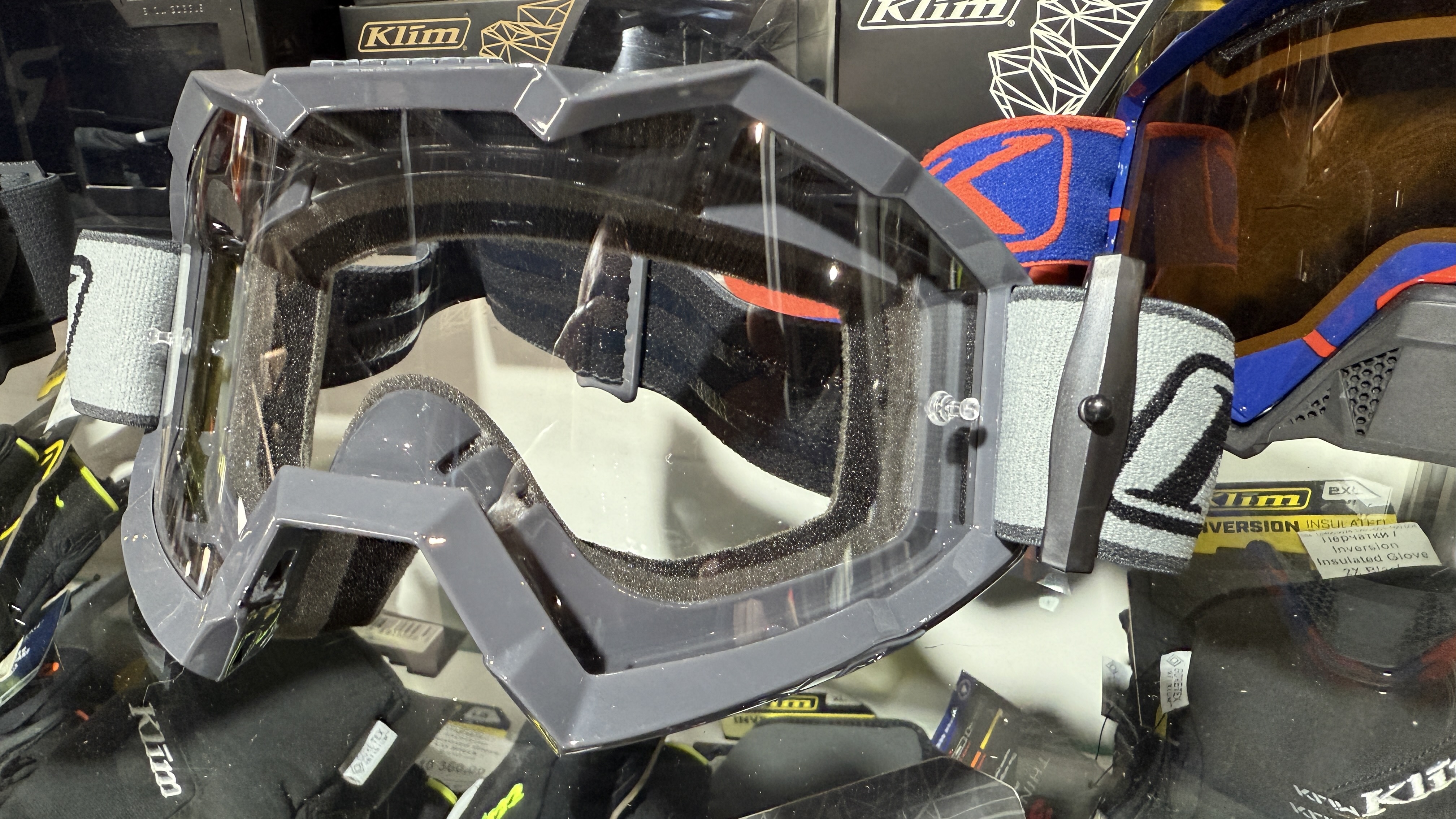 Очки / Viper Off-Road Goggle Fracture Black Clear Lens Klim