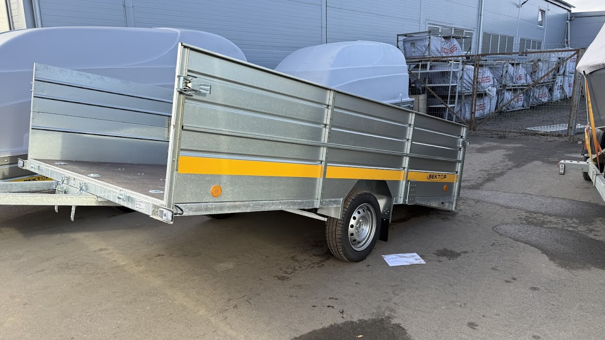 Бортовой прицеп Вектор ЛАВ 81012B (колея 1780 мм)