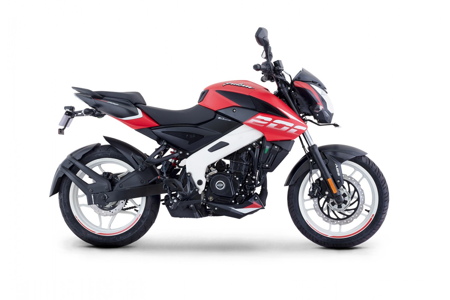 Мотоцикл Bajaj Pulsar 200 NS красный