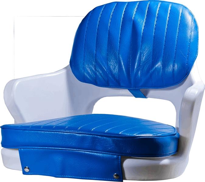 Мягкая накладка синяя для сидений со спинкой 0410-S
