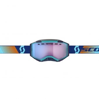 Очки SCOTT Fury Snow Cross royal blue/orange enhancer blue chrome