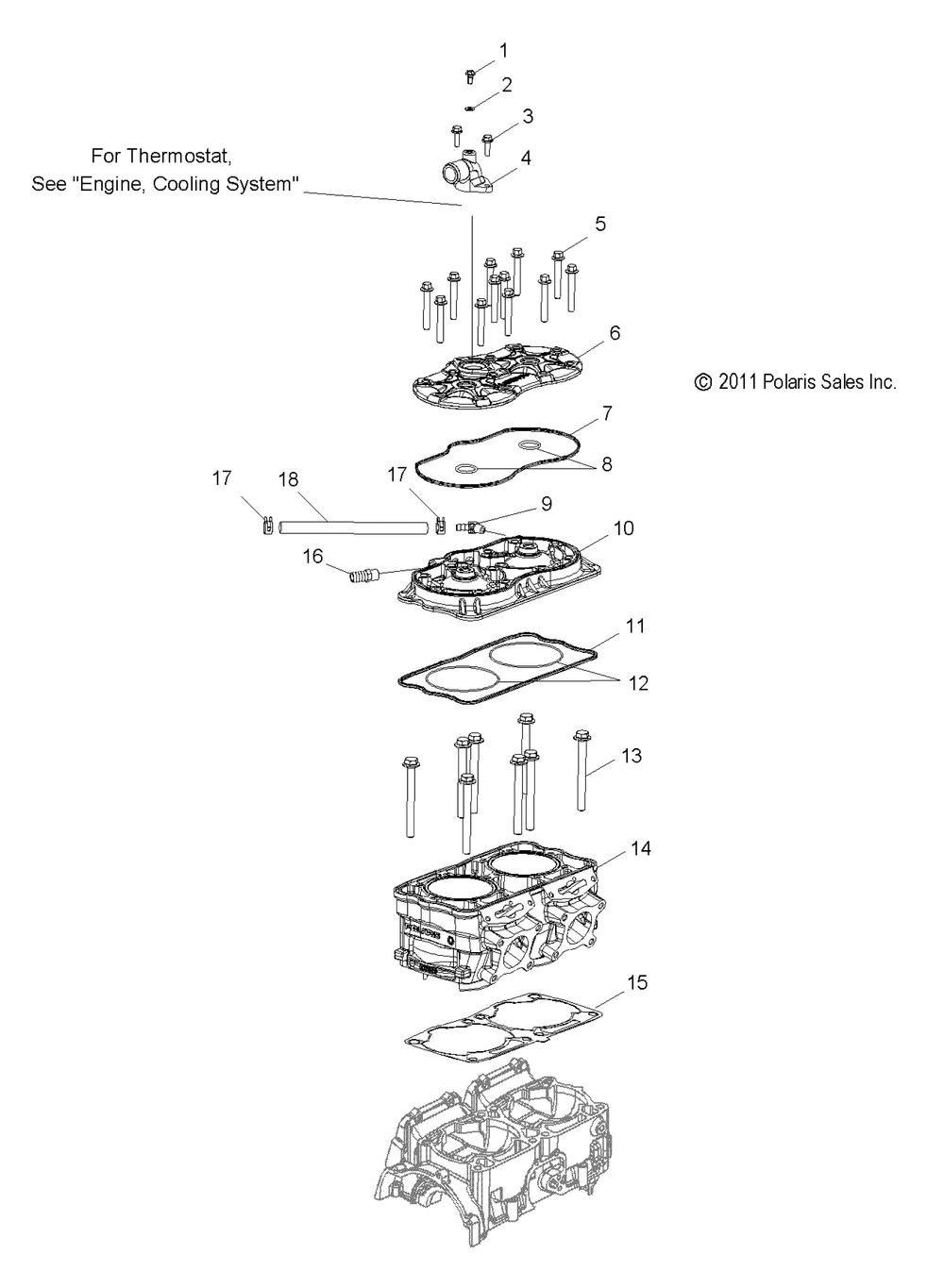 Прокладка GASKET-EXHAUST 4 BOLT