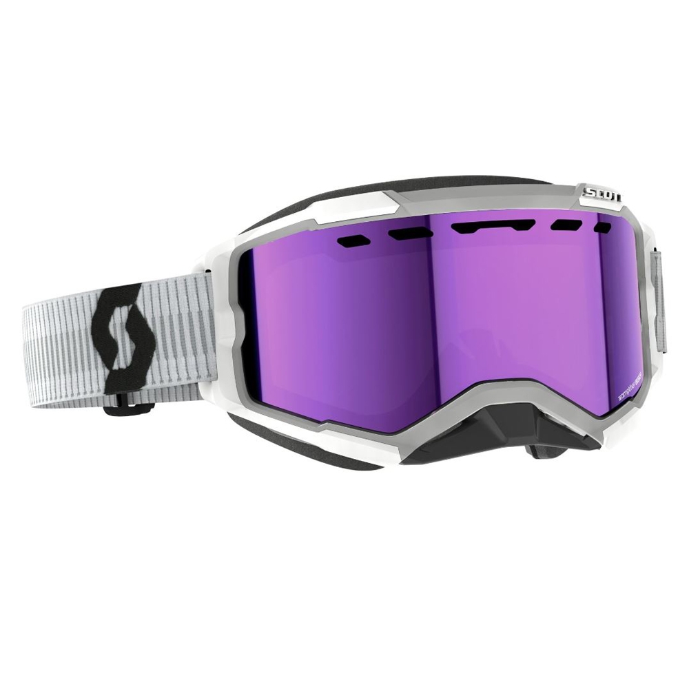 Очки SCOTT Fury Snow Cross white enhancer purple chrome