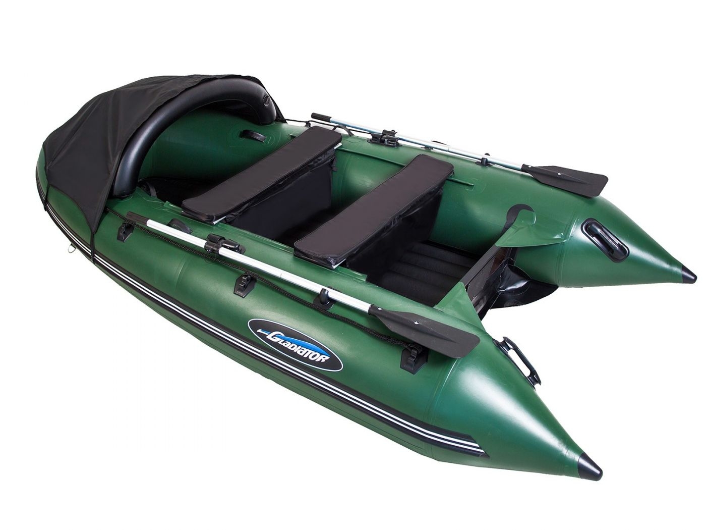 Надувная лодка GLADIATOR C400AL (Зеленая)