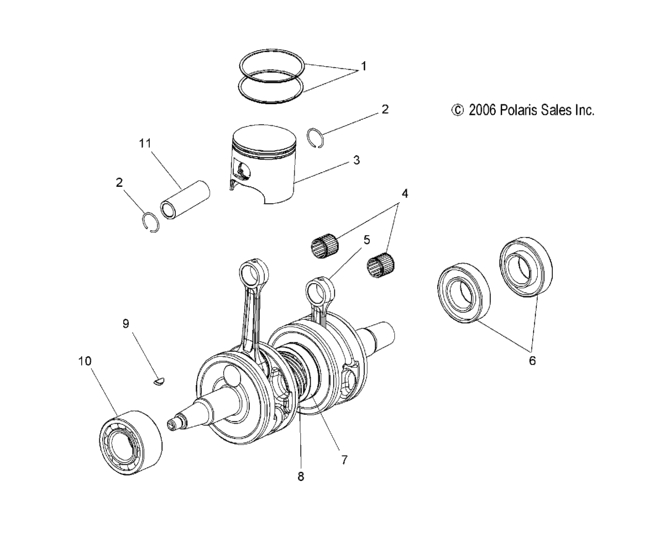 Шатун KIT-CONN ROD ASM