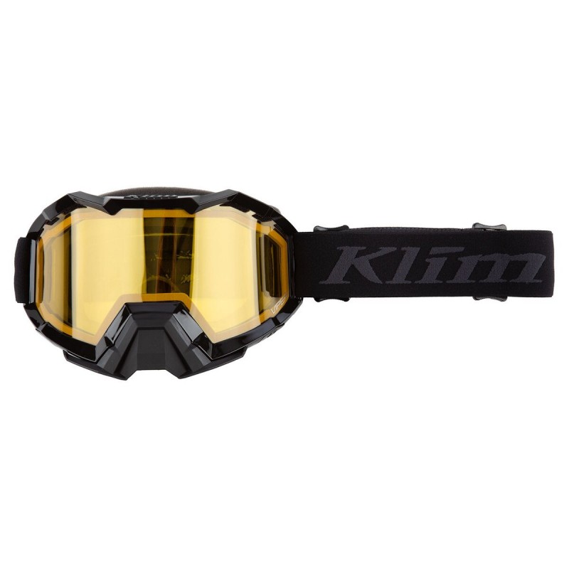 Очки Klim Viper Snow Goggle OSFA Emblem Black - Asphalt Yellow Tint