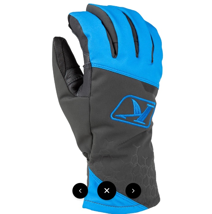Перчатки / Powerxross Glove LG Asphalt - Electric Blue Lemonade Klim