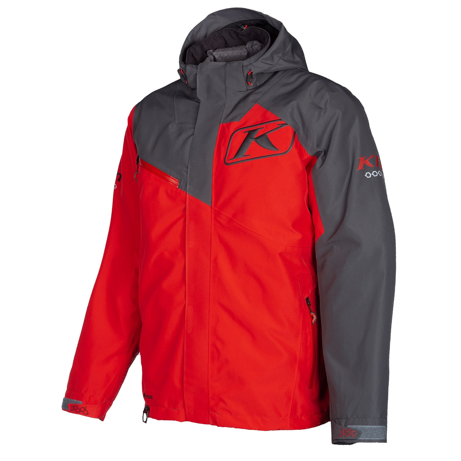 Куртка Klim Kompound Jacket XL High Risk Red - Asphalt