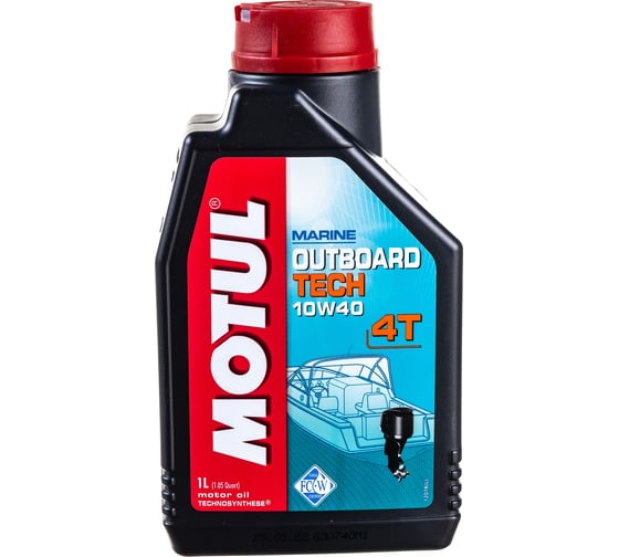 Масло MOTUL Outboard TECH 4т 10W-40 1л