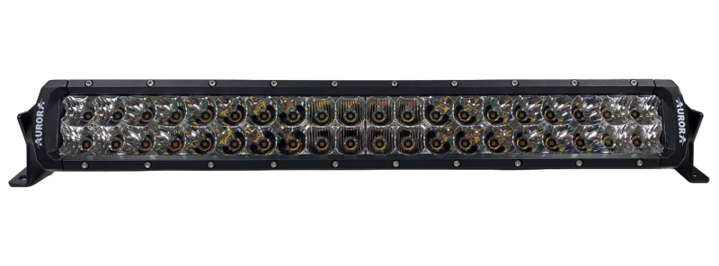 LED балка 2-ряд, дальний, 720м, 6720Лм, 120Вт, 20, белый+янтарь
