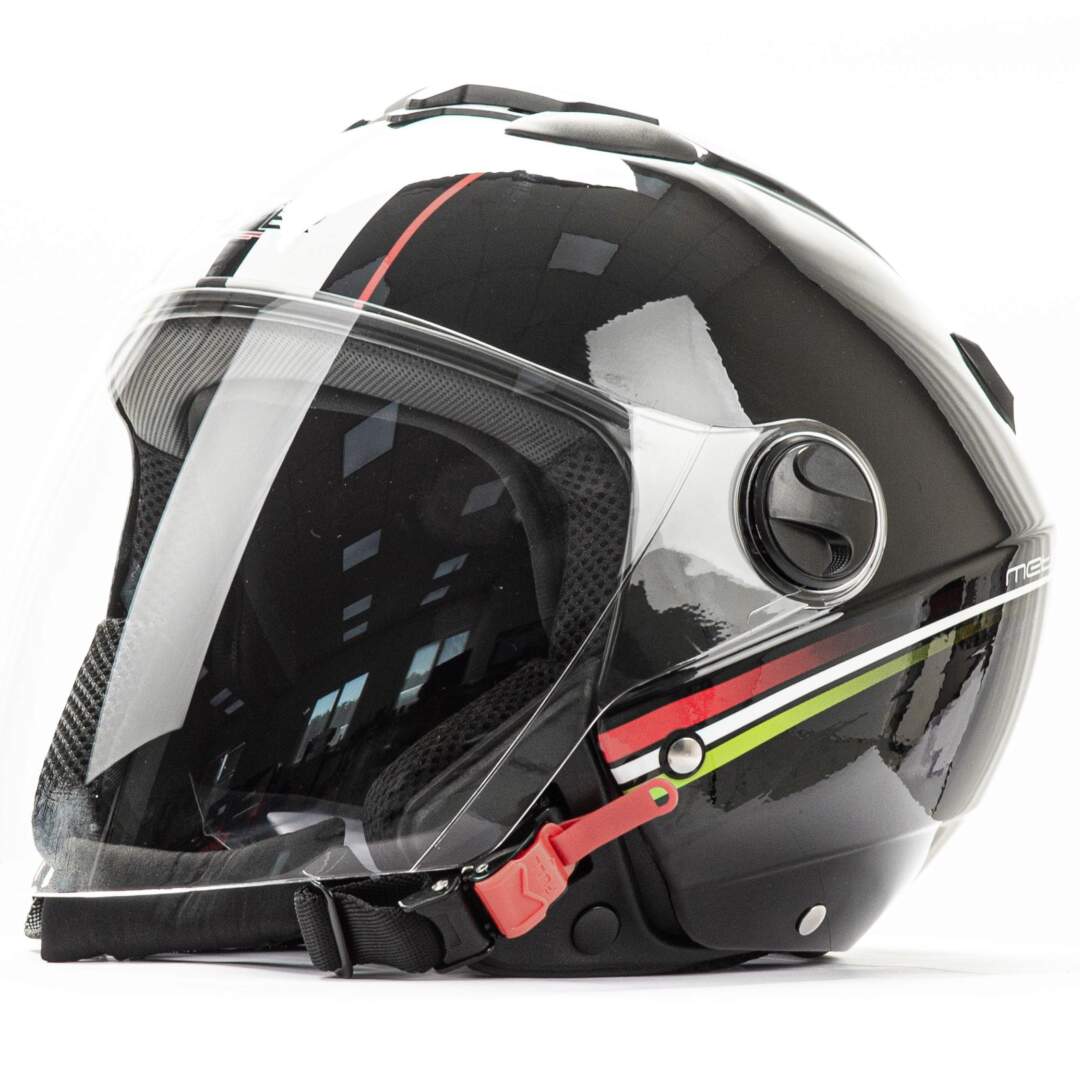 Шлем мото открытый HIZER 217 (L) Black