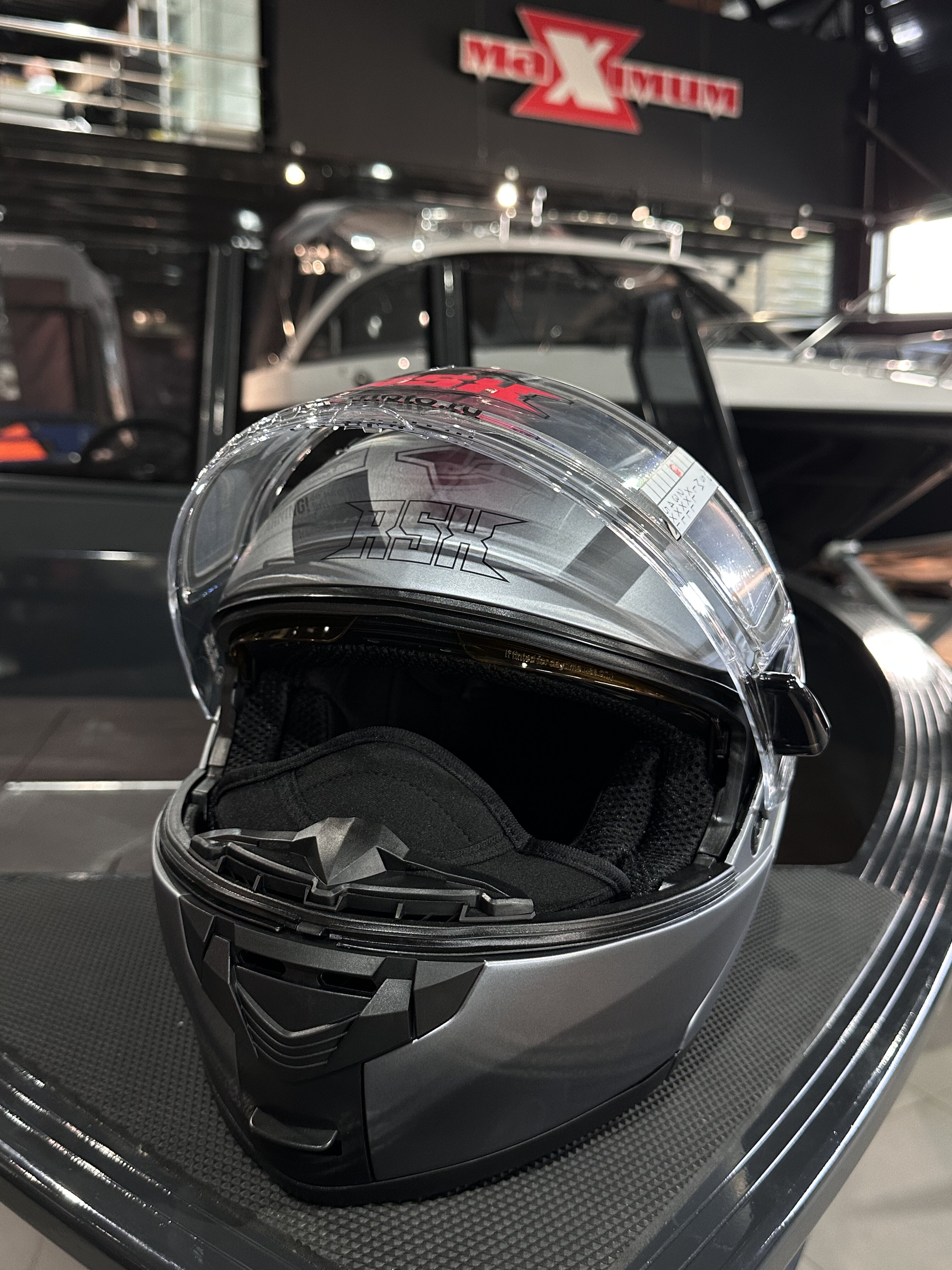 Шлем модуляр RSX Spark Winter L, серый