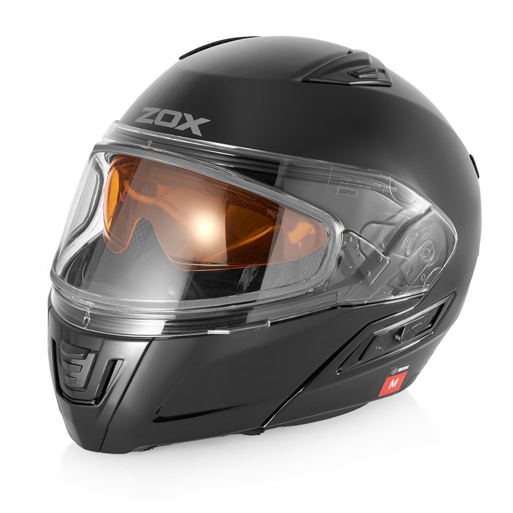 Шлем снегоходный ZOX Condor, термопластик ABS, глянец, двойное стекло, съемная подкладка M