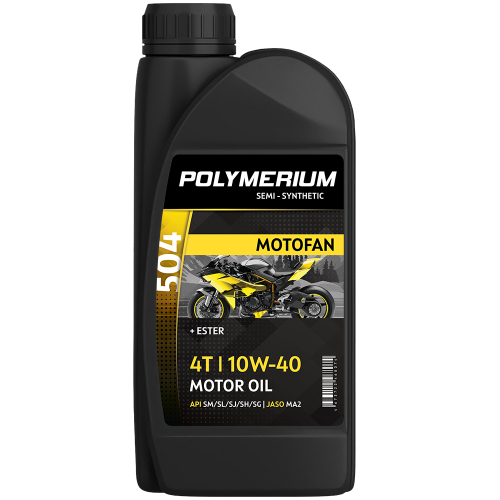 Моторное масло POLYMERIUM MOTOFAN 504 10W-40 4T 1L