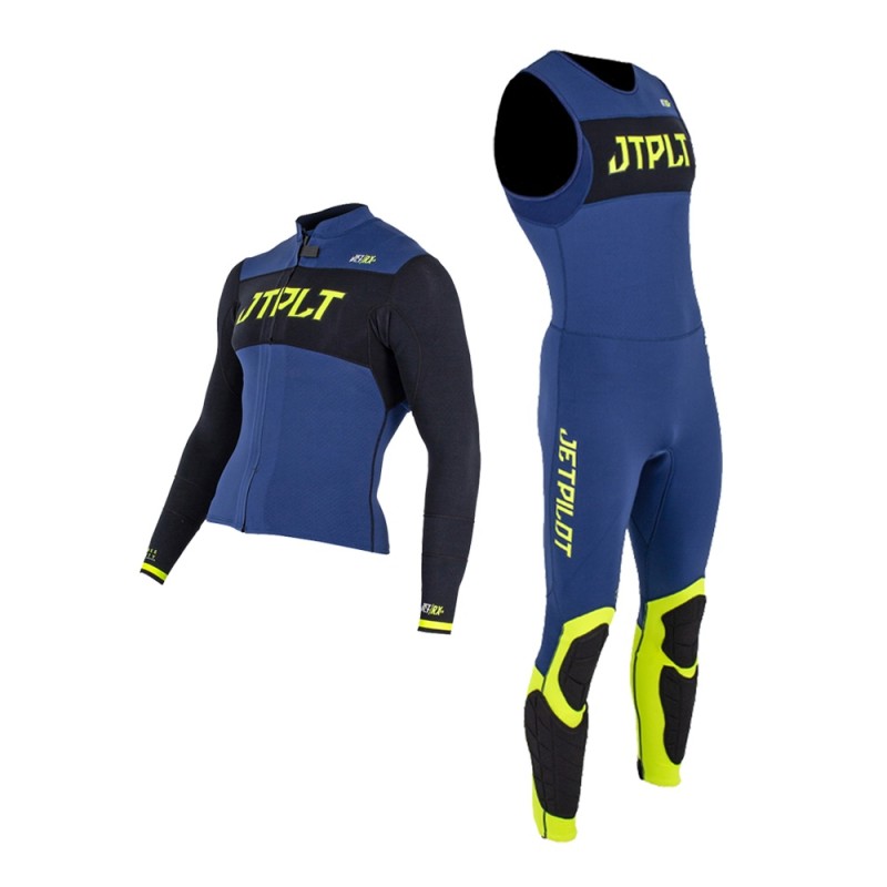 Гидрокостюм и гидрокуртка JetPilot RX Race син/желт XL