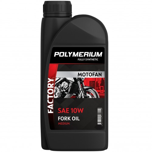 Масло вилочное POLYMERIUM MOTOFAN FORK OIL MEDIUM 10W 1L