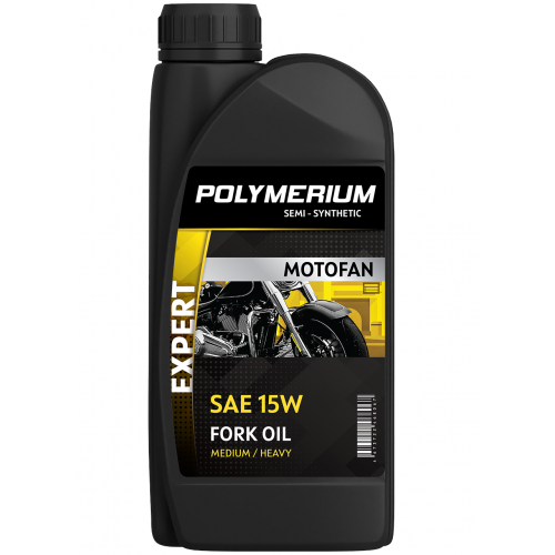 Масло вилочное POLYMERIUM MOTOFAN FORK OIL MEDIUM/HEAVY 15W 1L