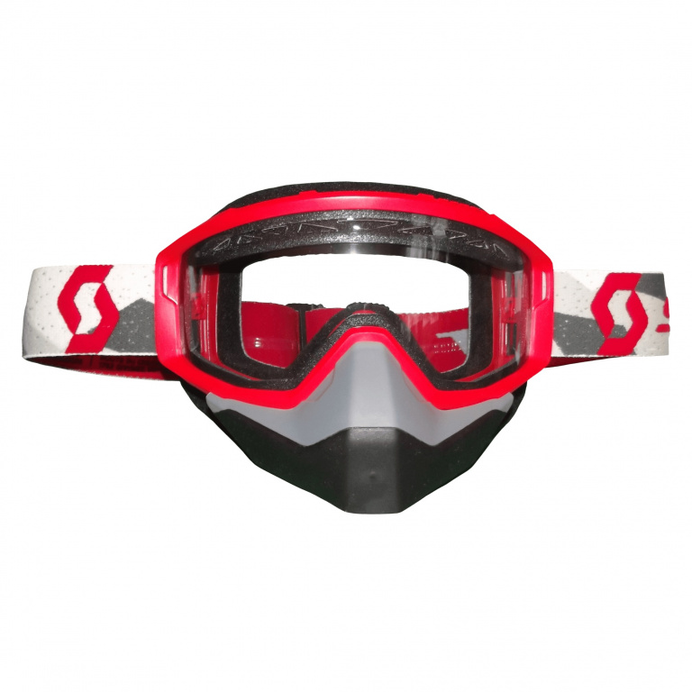 Очки снегоходные Scott Snowcross Red/White