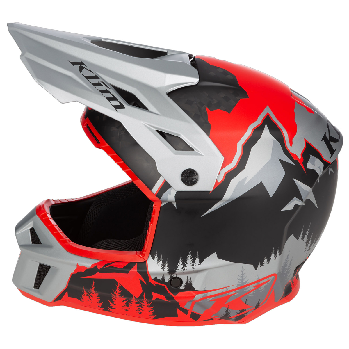 Шлем / F3 Carbon Helmet ECE LG DNA Fiery Red - Monument Gray