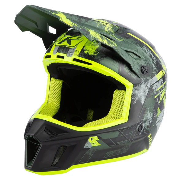 Шлем / F3 Carbon Helmet ECE LG Unruly Kombu Green - Hi-Vis