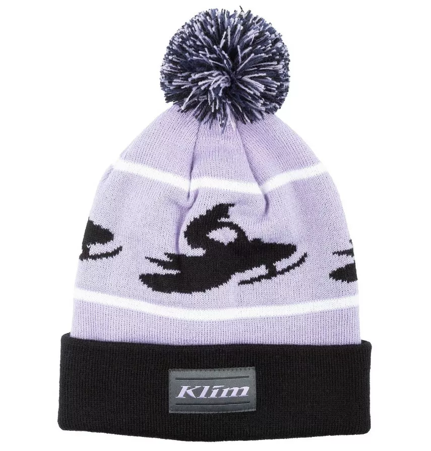 Шапка / Bomber Beanie Black - Wisteria