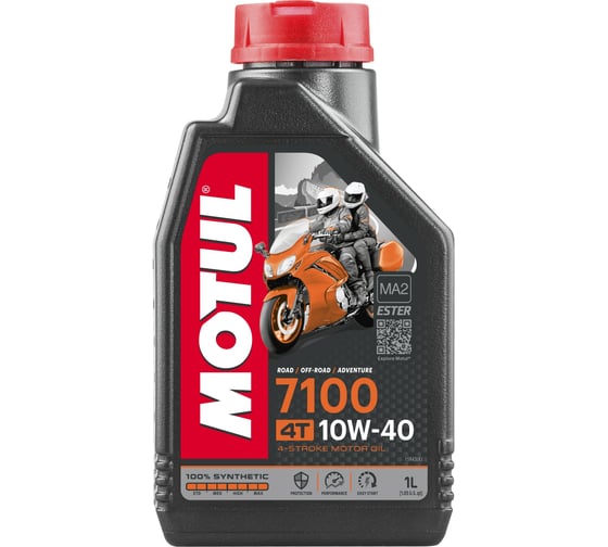 Масло 4х такт MOTUL 7100 5W40 (1л) 104086