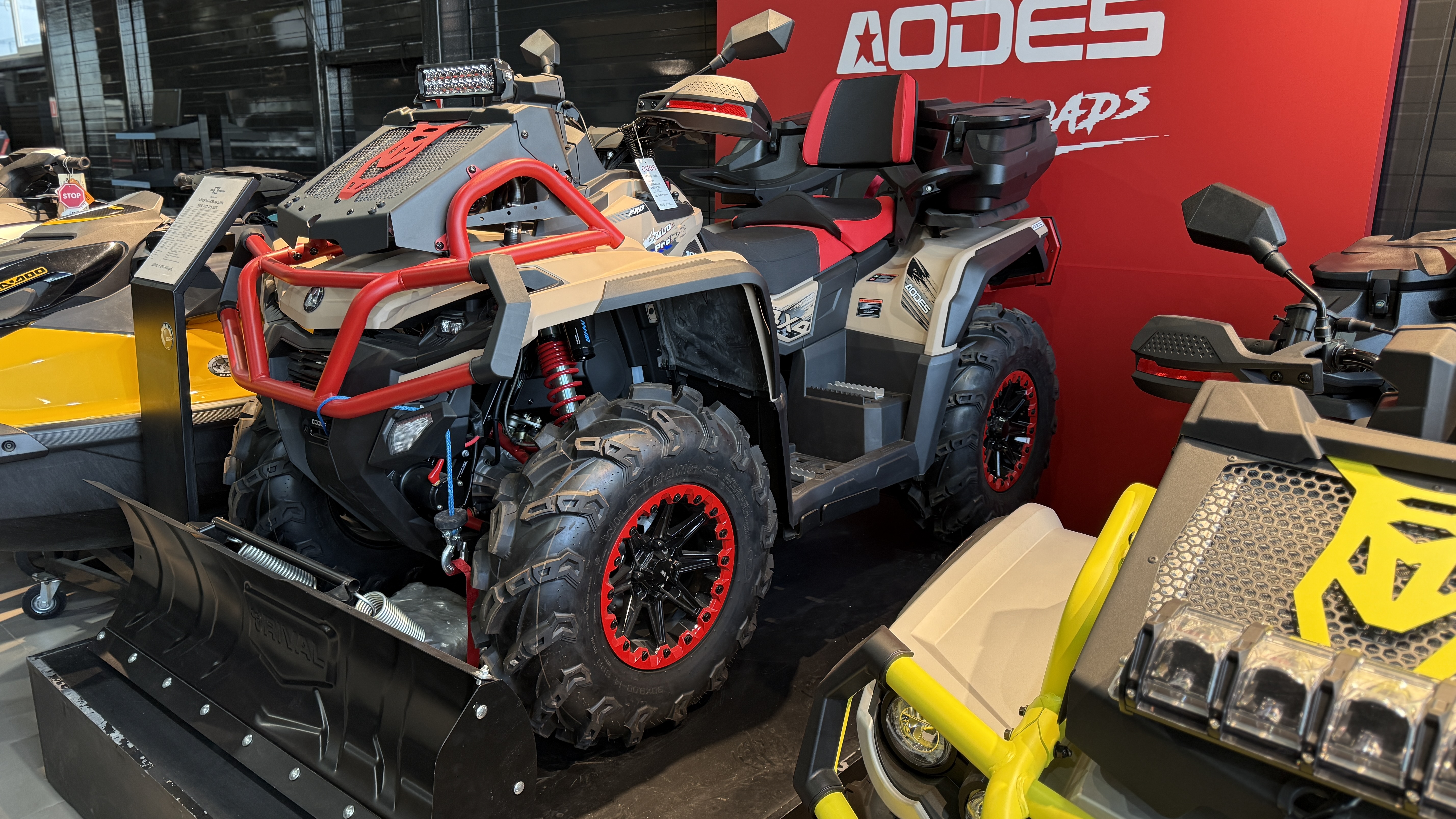 Квадроцикл AODES Pathcross ATV1000L MUD PRO EPS LCD песочный 2025