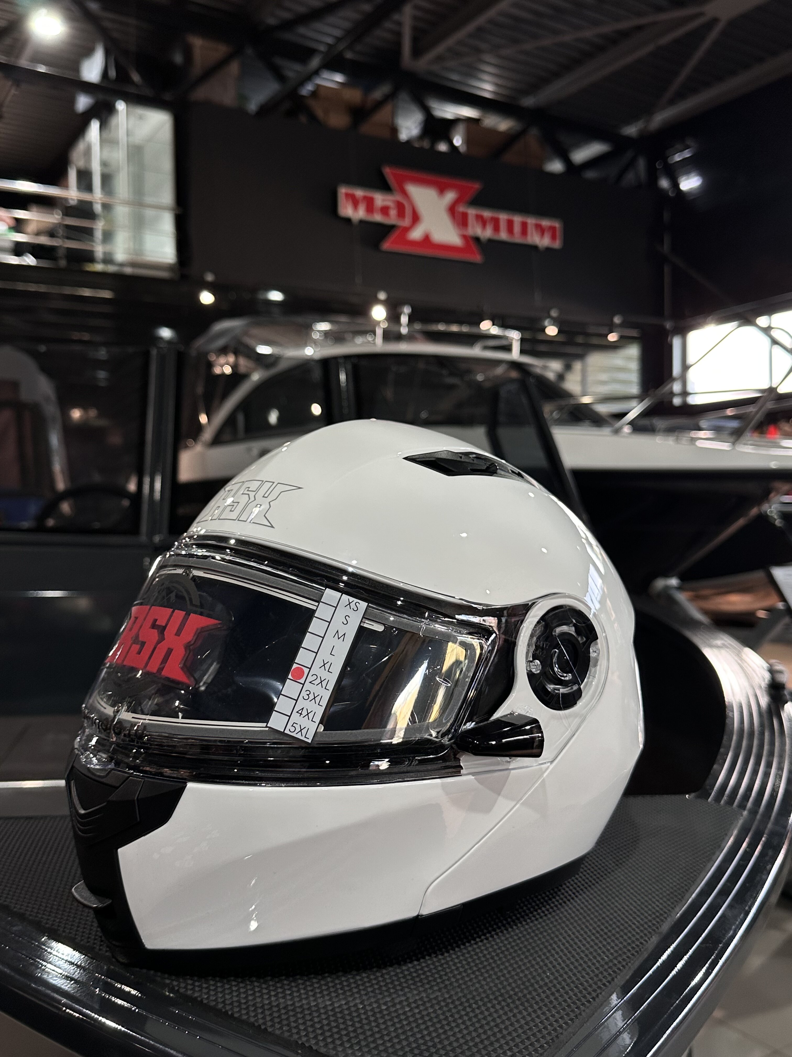 Шлем модуляр RSX Spark Winter XL, белый