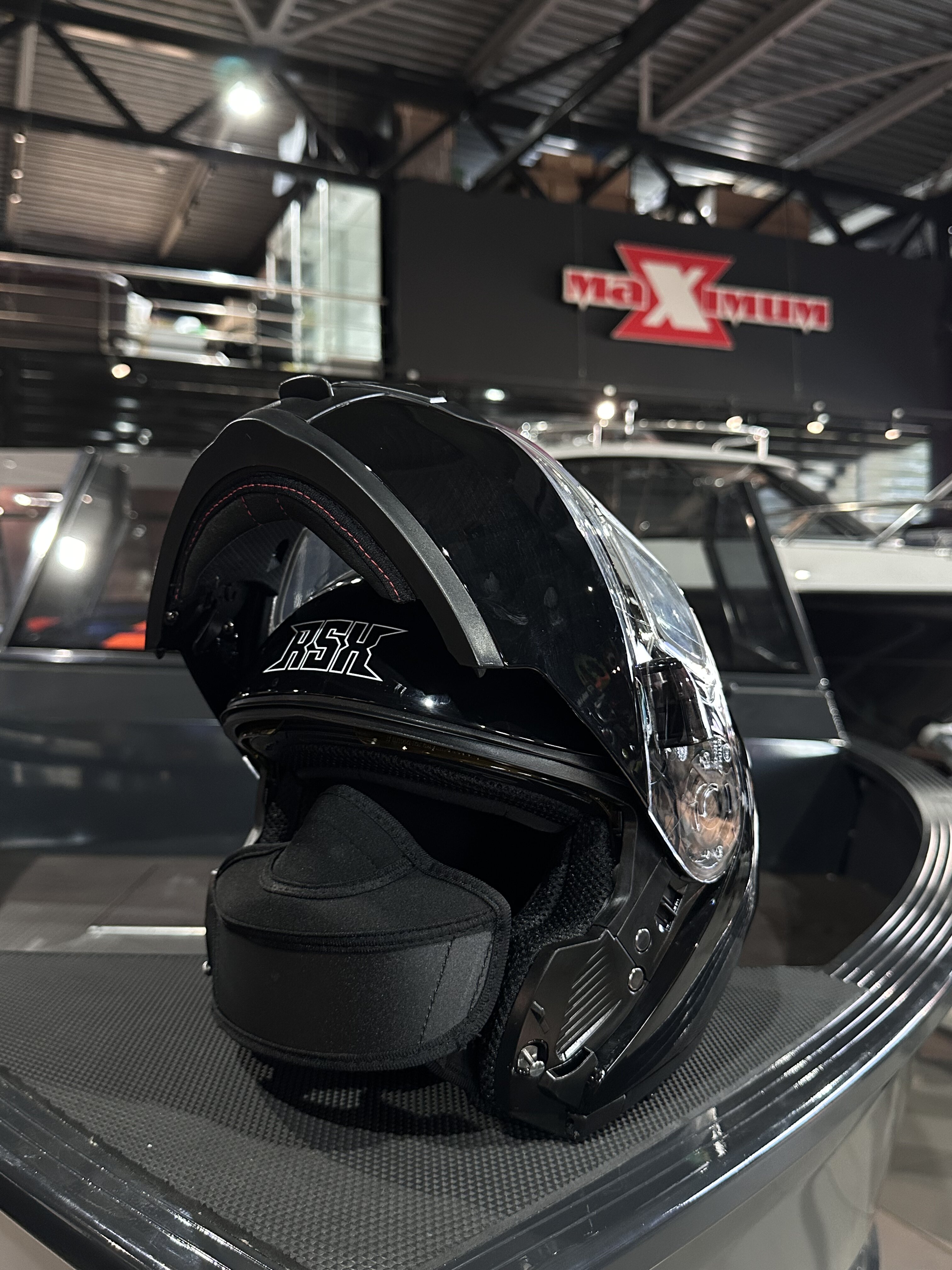 Шлем модуляр RSX Spark Winter XXXL, черн.
