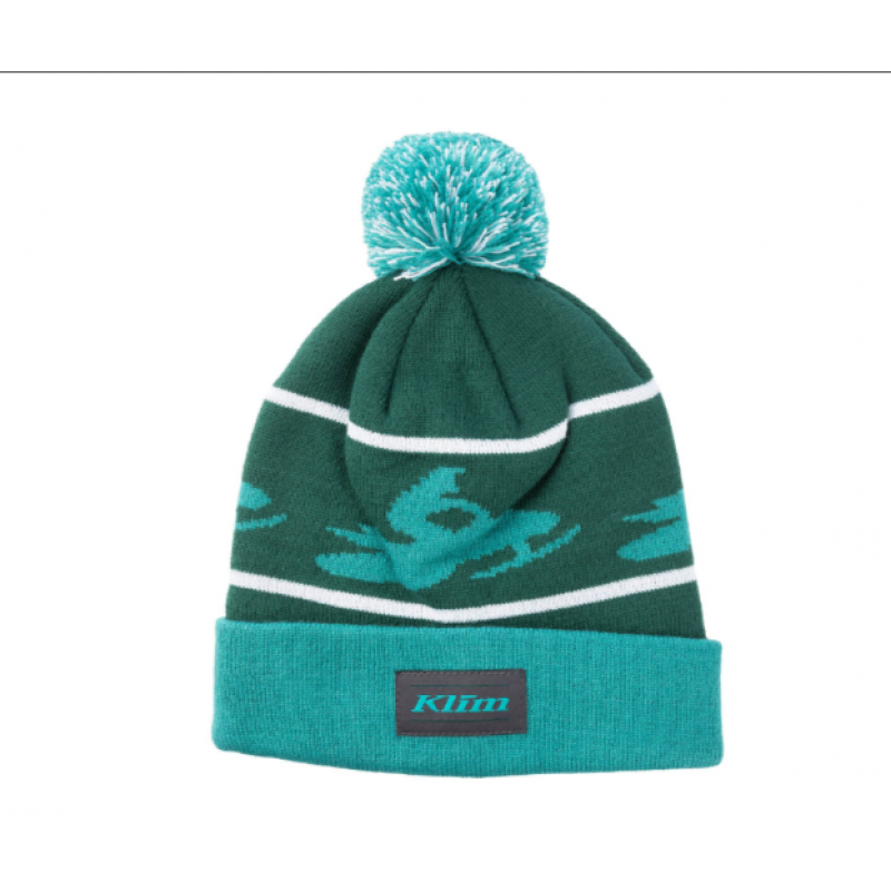 Шапка Klim Bomber Beanie Rain Forest - Green-Blue Slate